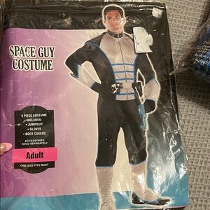 Space Guy Costume - Black and Blue